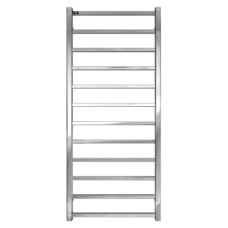 Radiator de baie tip scară INOX TOKIO, 233 W / 230 V, 117 x 53 cm, oțel inoxidabil / crom lucios