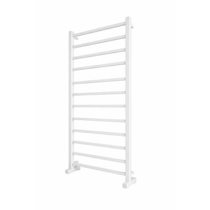Radiator de baie tip scară INOX TOKIO 233W/230V 117x53 cm inox/alb