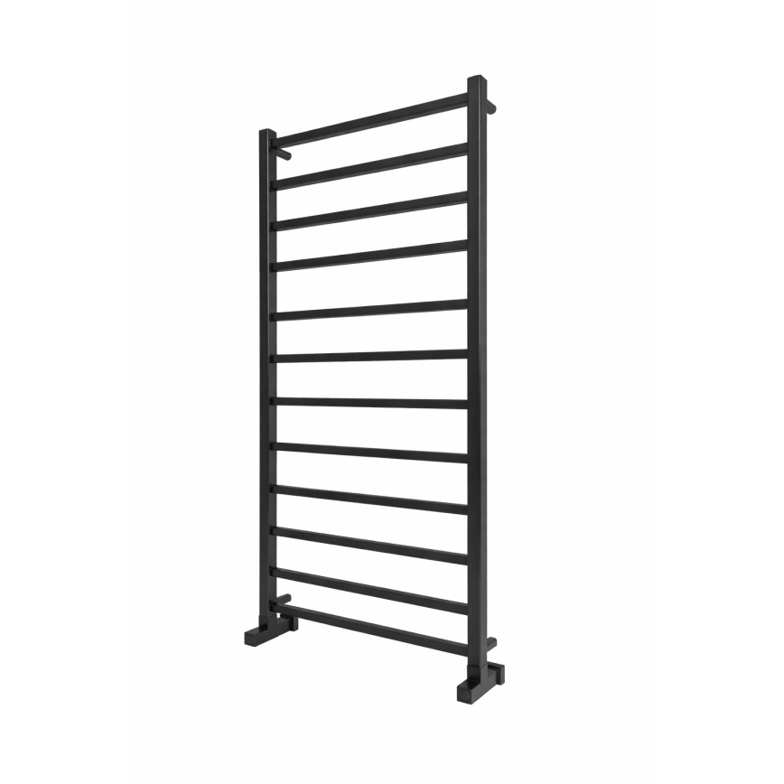 Radiator de baie tip scară INOX TOKIO 233W/230V 117x53 cm inox/negru