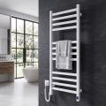 Radiator de baie tip scăriță AVANGARD, cu termostat, 227 W, 120 x 48 cm, alb, racordare stânga