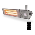 Radiator de exterior 100W/2000W/230V IP65 + telecomandă