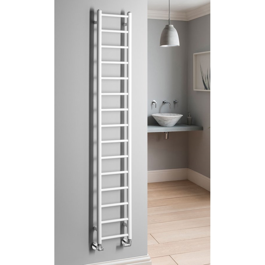 Radiator pentru baie Sapho DINA, 335 W, 30 x 174 cm, alb