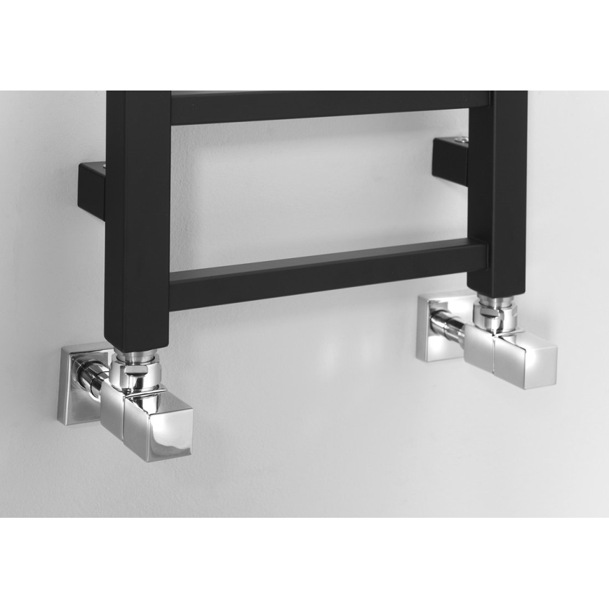 Radiator pentru baie Sapho METRO LIGHT 211 W, 30 x 114 cm, negru mat