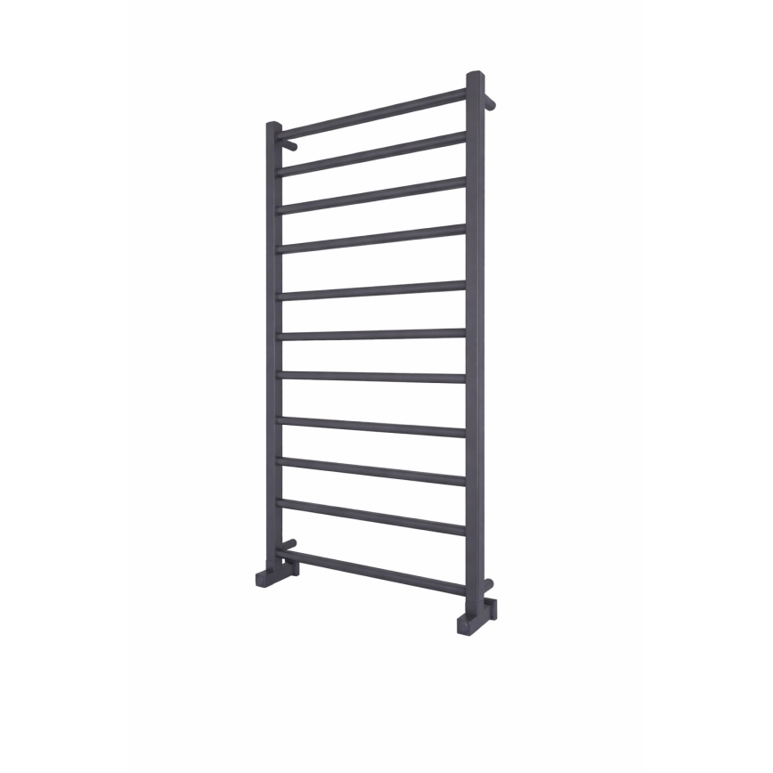 Radiator pentru baie tip scară INOX TOKIO, 233 W / 230 V, 117 x 53 cm, inox/antracit