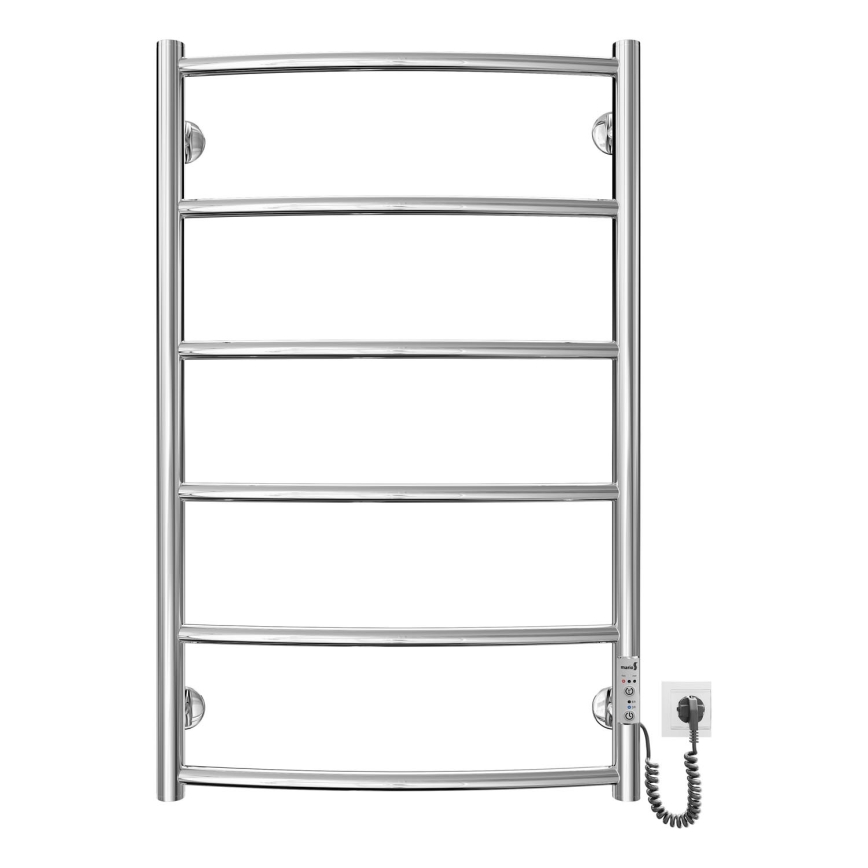 Radiator portprosop CLASSIC 100W/230V 81x53cm oțel inoxidabil/crom lucios drept