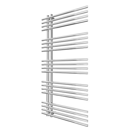Radiator portprosop INOX 368W/230V 109x53 cm oțel inoxidabil/crom lucios