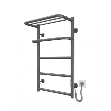 Radiator tip scară HOTEL pentru baie, 75W/230V, 66x42 cm, inox/antracit, dreapta