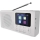 Radio DAB DAB+ FM 3W/5V/4xAA alb