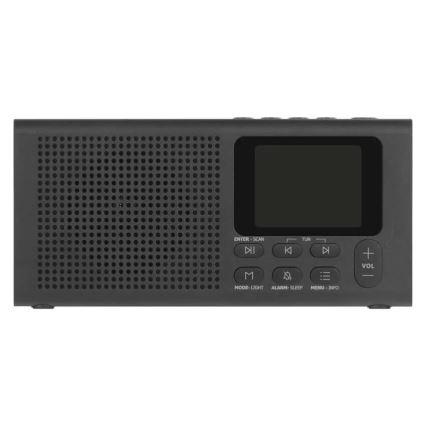 Radio DAB DAB+ FM 3W/5V/4xAA negru