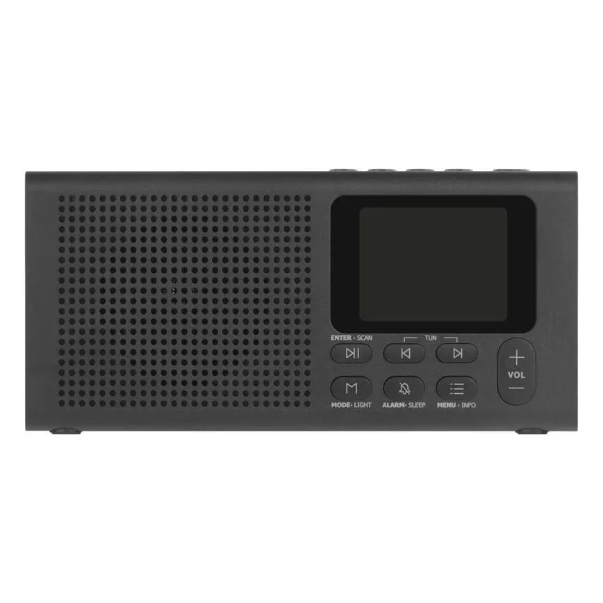 Radio DAB DAB+ FM 3W/5V/4xAA negru