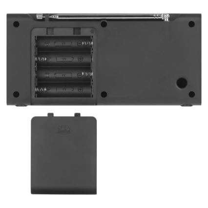 Radio DAB DAB+ FM 3W/5V/4xAA negru