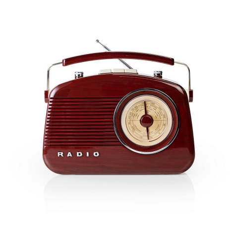 Radio FM 4,5W/230V maro