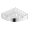 Raft de colț pentru duș Aqualine SAMBA 21,8x30 cm crom lucios