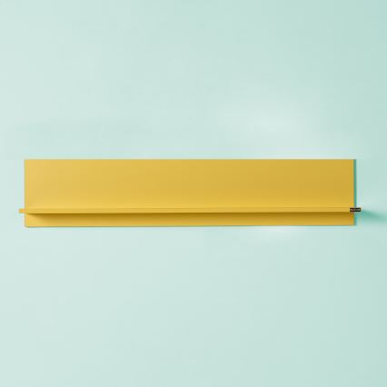 Raft de perete 25x120 cm galben