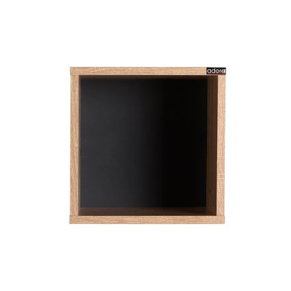 Raft de perete 33x33 cm maro