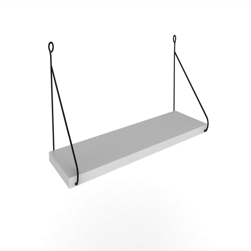 Raft de perete ARMONI 20x72 cm alb