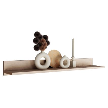 Raft de perete BASIC 12x104 cm stejar jackson hickory