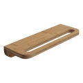 Raft de perete cu suport de prosoape Gedy HIMALAYA 14,5x40 cm bambus
