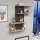 Raft de perete DESTAN 65x96x19 cm antracit/maro