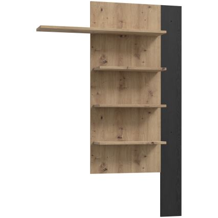 Raft de perete INAR stejar/negru