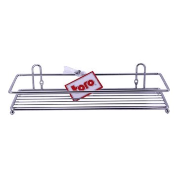Raft de perete pentru duș 10x30 cm crom lucios