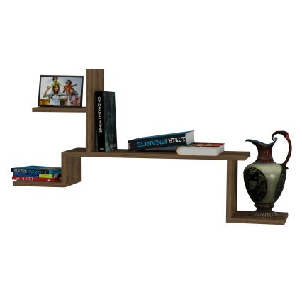 Raft de perete ROCK 58x107 maro