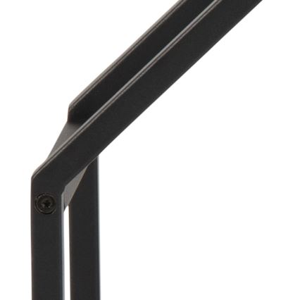 Raft de perete SARON 77x77 cm stejar/negru