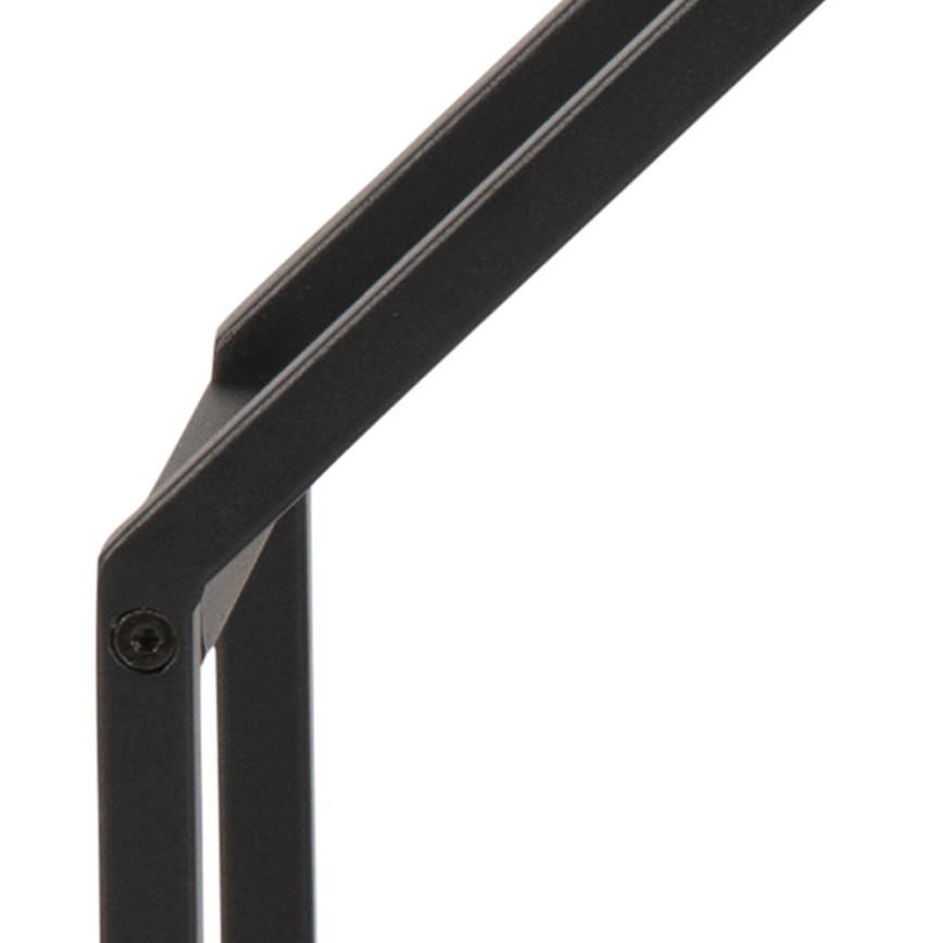Raft de perete SARON 77x77 cm stejar/negru