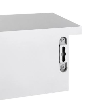 Raft de perete SHELFY cu compartimente, alb