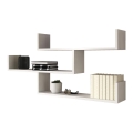 Raft de perete TRIO 119x55x18 cm, alb
