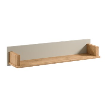 Raft MENTA 110x20x21 cm stejar wotan/gri