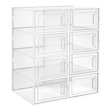 Raft modular BOXIFY cu compartimente, alb