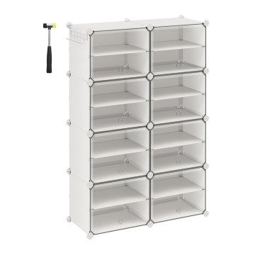 Raft modular cu compartimente BOXIFY, alb