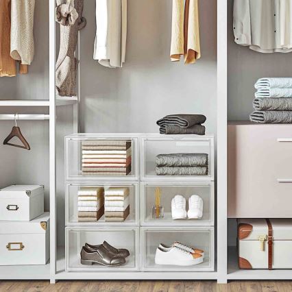 Raft modular cu compartimente BOXIFY, alb