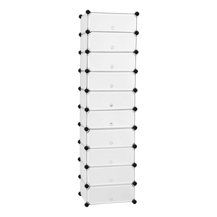 Raft modular cu sertare BOXIFY, alb