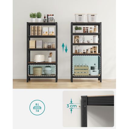 Raft ORDIFY maro/negru