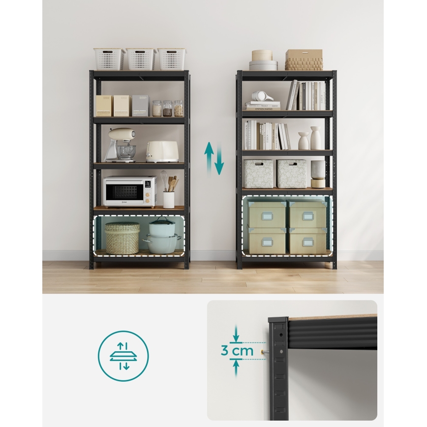 Raft ORDIFY maro/negru