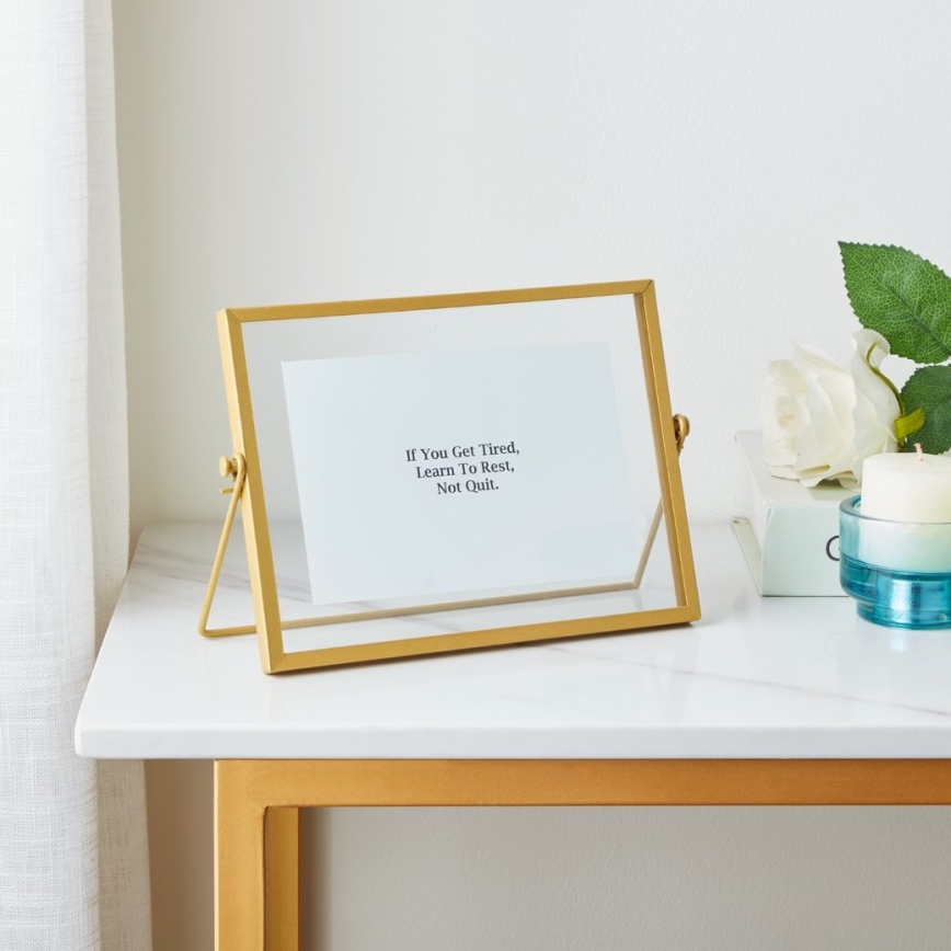 Ramă foto Eglo 10x15 cm auriu