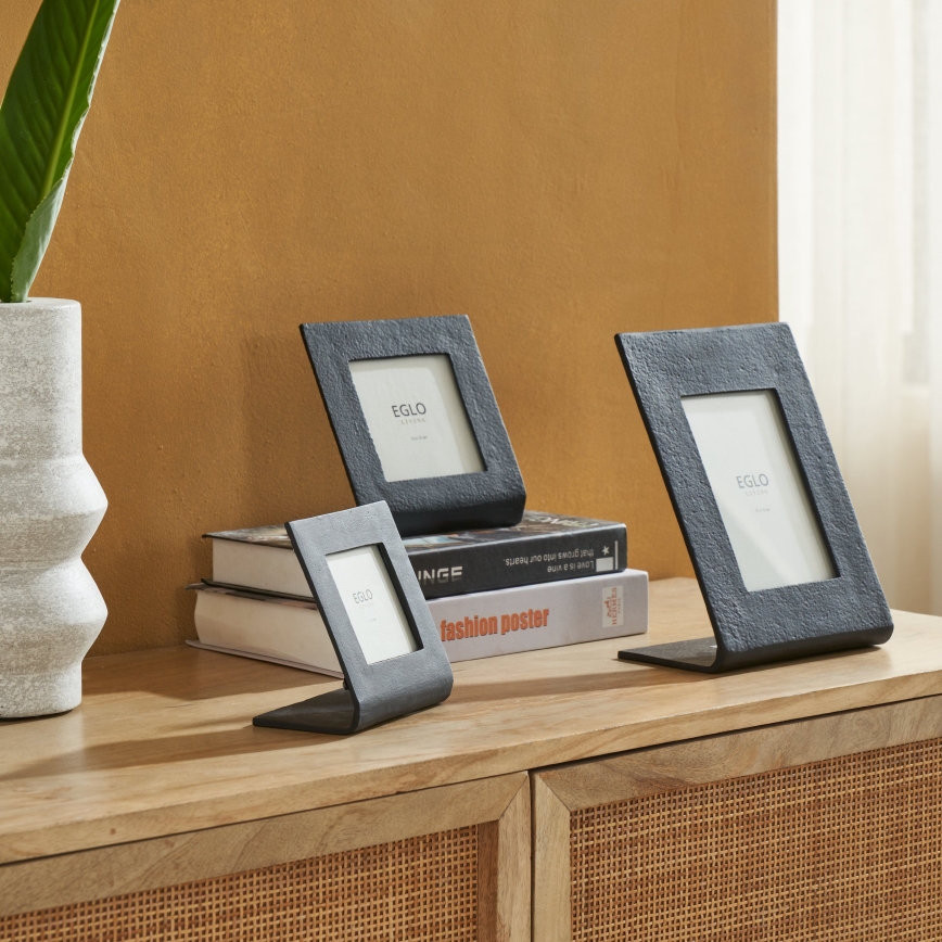 Ramă foto Eglo 10x10 cm negru