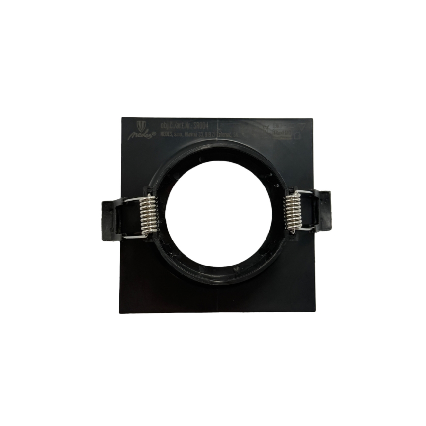 Ramă pentru corp de iluminat încastrat GU10 8,6x8,6 cm, negru