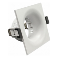 Ramă pentru spot încastrat GU10 8,6x8,6 cm albă
