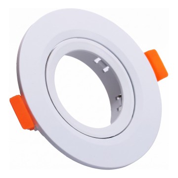 Ramă pentru spot încastrat GU10, Ø 9 cm, alb