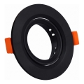 Rama pentru spot încastrat GU10, Ø 9 cm, negru
