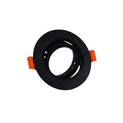 Rama pentru spot încastrat GU10, Ø 9 cm, negru