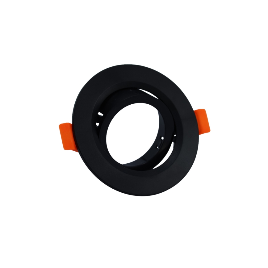 Rama pentru spot încastrat GU10, Ø 9 cm, negru
