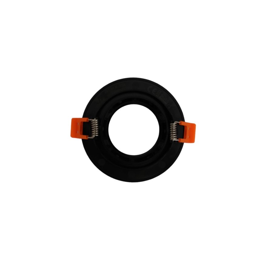 Rama pentru spot încastrat GU10, Ø 9 cm, negru