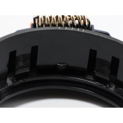 Rama pentru spot încastrat GU10, Ø 9 cm, negru