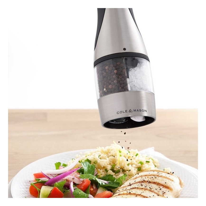 Râșniță electrică 2 în 1 KEW 6xAAA 21 cm Cole&Mason