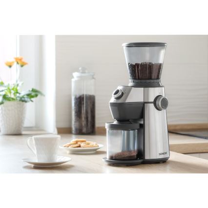 Râșniță electrică pentru boabe de cafea Sencor 350 g 150W/230V oțel inoxidabil
