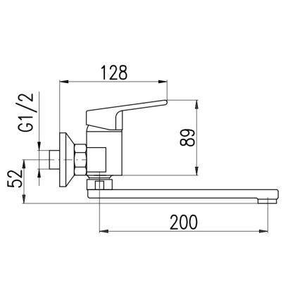 RAV Slezák COLORADO CO101.5/23Z - baterie pentru lavoar, aurie lucioasă